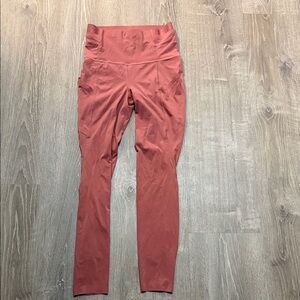 Lululemon High Rise Rouge Red Leggings size 4